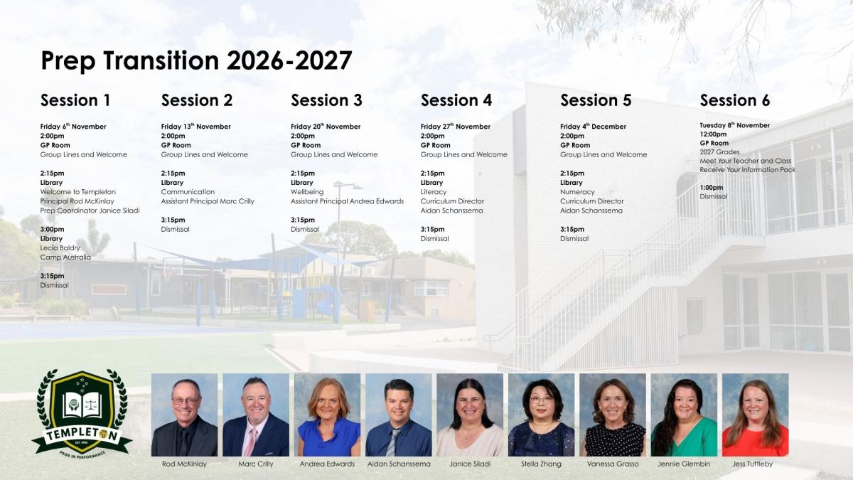 Transition 2026 2027